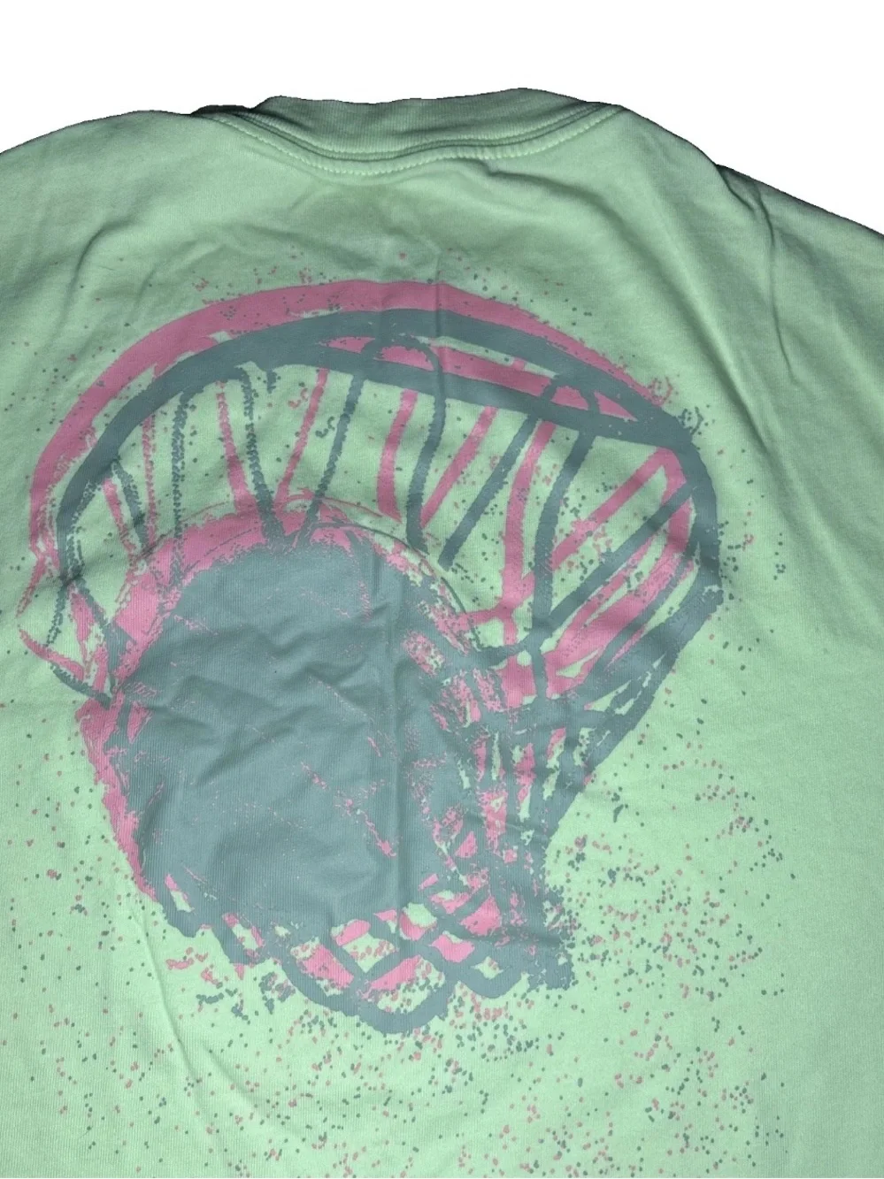 Jordan Mint Green Short Sleeve Tee with Flight Graphic